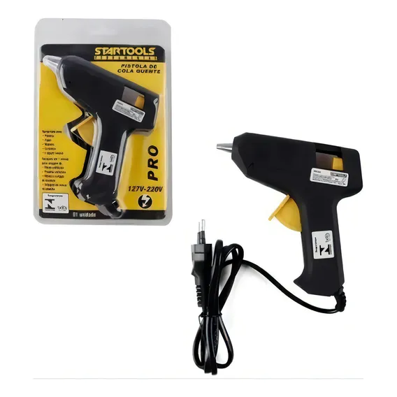 Pistola Aplicadora Silicone Cola Quente Grande Bivolt Foto 1