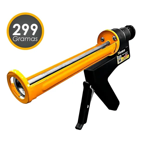 Pistola Aplicadora Silicone Profissional 6331 Titanium Foto 1