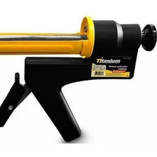 Pistola Aplicadora Silicone Profissional 6331 Titanium Foto mini 4