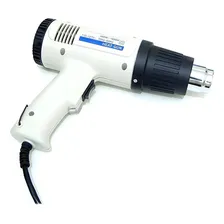 Pistola Ar Quente Soprador Térmico + Ajuste Temperatura Cor Branco 127V Foto mini  2