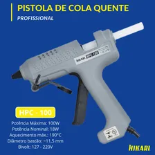 Pistola Cola Quente Hikari Hpc 100W Bastão 11mm(grosso) Full Foto mini 2