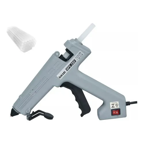 Pistola Cola Quente Prof Hikari 280w Bivolt + 1kg Silicone 110v/220v Foto 1