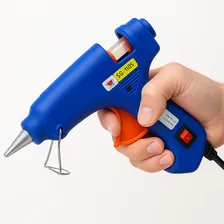 Pistola Cola Quente Profissional 60w Bico Fino Artesanato Foto  mini 1