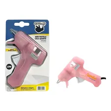 Pistola Cola Quente Rendicolla Bivolt 10 W Pequena Rosa Foto  mini 1