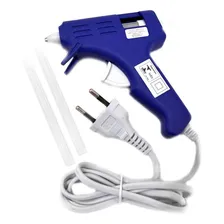 Pistola Cola Quente Silicone 10w Bivolt Artesanato Pequena Foto mini 1