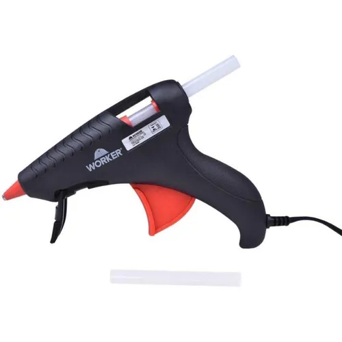 Pistola De Cola Quente Worker 100587 60w Cor PR 220V Foto 1