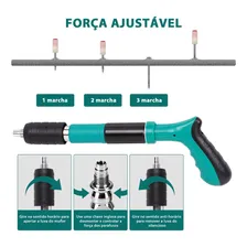 Pistola de pino fixação prego ação direta finca pinos e 50 pinos Foto mini 4