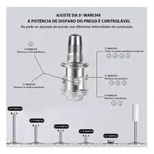 Pistola de pino fixação prego ação direta finca pinos e 50 pinos Foto mini 3