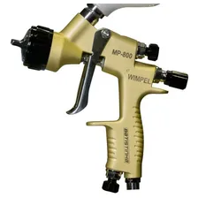 Pistola De Pintura Batistinha Mp-800 Hvlp 1.3mm + Maleta Cor Dourado Foto  mini 1