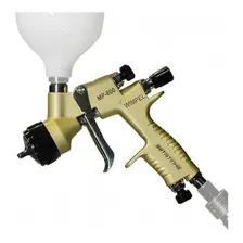 Pistola De Pintura Batistinha Mp-800 Hvlp 1.3mm + Maleta Cor Dourado Foto mini 4