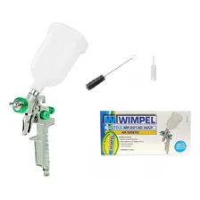 Pistola De Pintura Gravidade Hvlp Bico 1.0mm Mp201 Wimpel Cor Pistola De Pintura Mp201 Bico 1.0mm Ar Direto Foto  mini 1