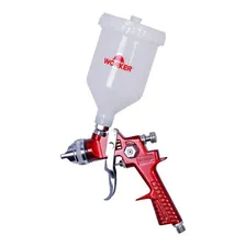 Pistola De Pintura Hvlp Gravidade Profissional 6335 Worker Foto mini 1