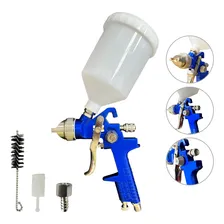 Pistola De Pintura Premium 1.4mm E Pistola Pintura 827 Hvlp Azul Bico 1.4mm Profissional Automotiva Wwsoldas Foto mini  2