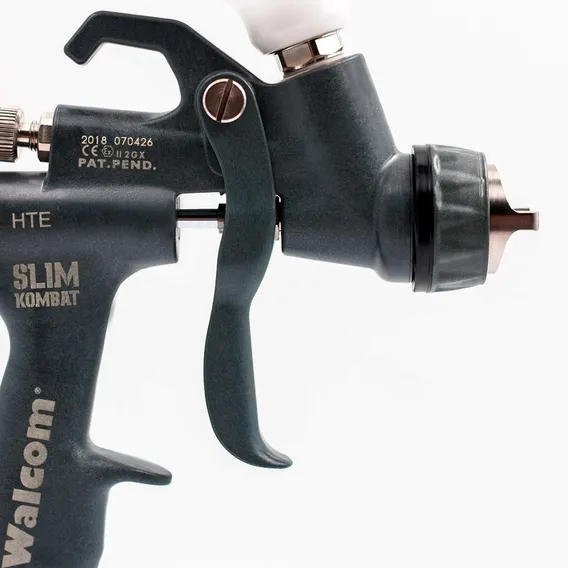 Pistola De Pintura Slim Kombat Walcom Hte Kevlar C/ Maleta Foto 1