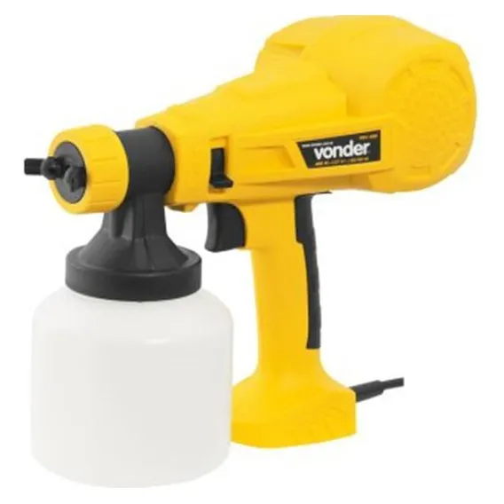 Pistola Elétrica Pintura W550 Hvlp 120v Pev400 Vonder Foto 1