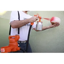 Pistola Elétrica Pulverizadora Hv600 Pistola Alumínio 127v Cor Laranja 110V Foto mini 4