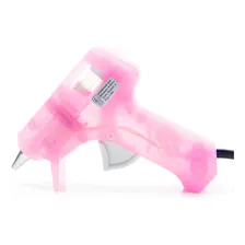 Pistola Para Cola Quente Fina Hot Melt Rhamos E Brito Cor Rosa Foto mini  3