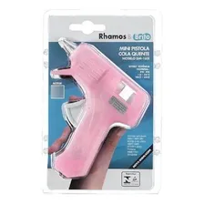 Pistola Para Cola Quente Fina Hot Melt Rhamos E Brito Cor Rosa Foto mini 4