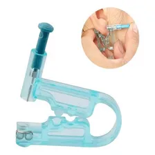 Pistola Para Furar Nariz Orelha Piercing Descartável Brinco Cor Prata Foto mini 2