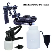Pistola Para Pintar Gabinetes Tinta Elétrica Cor Azul-turquesa 220v Foto mini 2