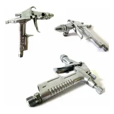 Pistola Para Pintura Alta Precisão Retoque Profissional Cor Alumínio Foto mini  3