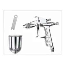 Pistola Para Pintura Alta Precisão Retoque Profissional Cor Alumínio Foto mini  2