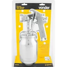 Pistola Para Pintura Com Caneca De AlumÃnio Psv100 Vonder Cor Prata Foto mini 4