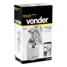 Pistola Para Pintura Com Caneca De AlumÃnio Psv100 Vonder Cor Prata Foto mini 3