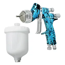 Pistola Pintura Automotiva Forjada Hvlp 1,3mm 600ml M83 Foto mini  3