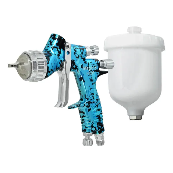 Pistola Pintura Automotiva Forjada Hvlp 1,3mm 600ml M83 Foto 1