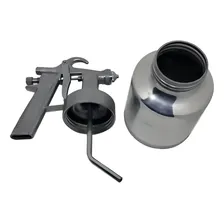 Pistola Pintura Baixa Pressão Alumínio 1 Litro + Acessórios Foto mini  3