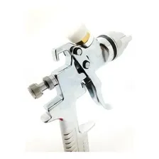 Pistola Pintura Gravidade Bico 2,5mm Hvlp Pistola Para Cola Cor Prateado Foto mini 2