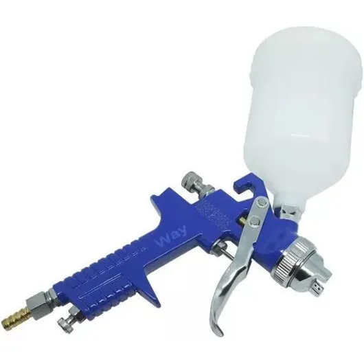 Pistola Pintura Gravidade Hvlp 1 Bico 1.4mm Caneca 600ml Foto 1