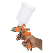 Pistola Pintura Gravidade Profissional 600ml Hvlp Bico 1,4mm Foto mini 3