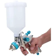 Pistola Pintura Hvlp Baixa Pressão Gravidade Bico 1.4mm Foto mini 4