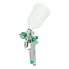 Pistola Pintura Hvlp Caneca Gravidade 250ml Mp-201 Wimpel Cor Prateado 0.8 Mm Foto mini 3