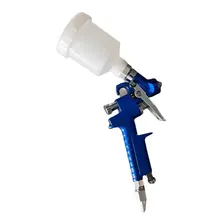 Pistola Pintura Mini H-2000 Hvlp 4580 Copo 125ml Com Bico Foto mini 2