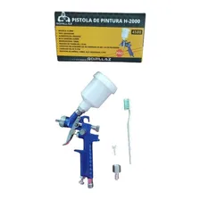 Pistola Pintura Mini H-2000 Hvlp 4580 Copo 125ml Com Bico Foto mini 3