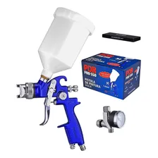 Pistola Pintura Relógio Pressão Hvlp 1,4mm Copo 600ml 550m Foto  mini 1