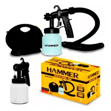 Pistola Pulverizadora Compressor Ar Direto 650w GYPP650 Hammer Foto mini 2