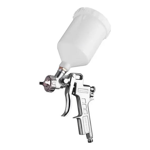 Pistola Revolver Pintura Gravidade 600ml Ar Direto 1.5mm Foto 1