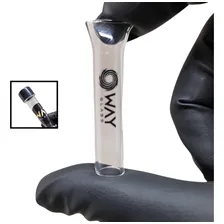 Piteira Vidro Para Cigarro Comum + Tubete Transporte Sabor Insípido Foto mini 1