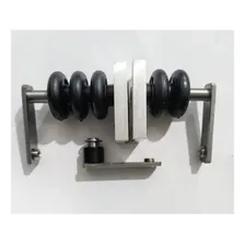 Pivo Pivot Batente Roldana P/ Envidracamento Sacada Kit 3pcs Foto mini 2