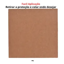 Placa 29x29 Cm Cortiça Auto Adesiva Com 6 Unidades 4mm Foto mini 4