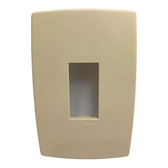 Placa 4x2 1 Modulo Vertical Bege Pial Plus 638501 Foto 1