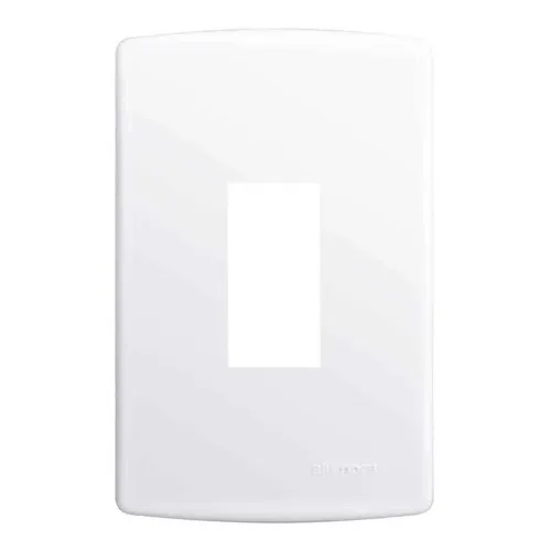 Placa 4x2 1 Módulo Vertical Branco Siena Alumbra 6401 Foto 1
