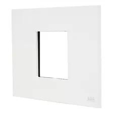 Placa 4x2 - 2 Módulos Juntos Cor Branco Foto mini  3