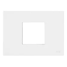 Placa 4x2 - 2 Módulos Juntos Cor Branco Foto  mini 1