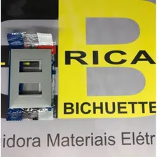 Placa 4x2 2 Modulos Separado Pialplus+ Cinza 618506cz Foto mini 4