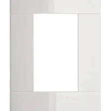 Placa 4x2 3 Módulos Branco Puro Foto mini  2